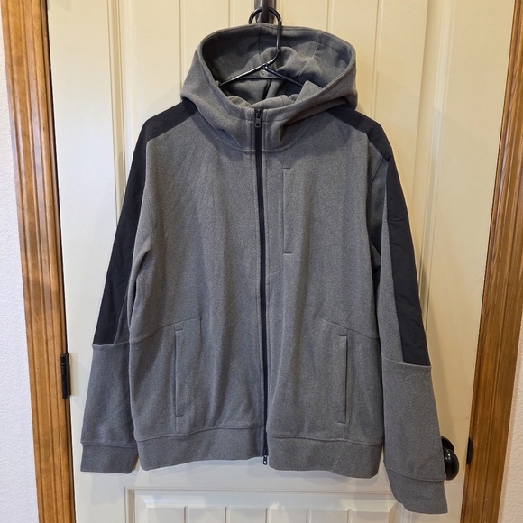 VRST Men's Medium Pinnacle Polar Fleece Zip Up Hoodie Jacket Warm Pewter New - Picture 12 of 15